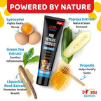 Vet Strength Pure Enzymatic Dog & Cat Toothpaste | 3.5oz Beef Flavor | Enzyme Pet Toothpaste for Tartar Removal, Bad Breath, Teeth Cleaning | Suitable for Puppies & Kittens