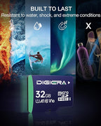 32GB CT100 microSDHC UHS-I Memory Card with Adapter - up to 100MB/s, C10, U1, V10, Full HD, A1, Micro SD Card for Smartphones, Tablets, Cameras, Gaming Consoles, and Drones (1 Pack)