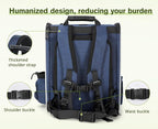Pecute Pet Carrier Backpack, Cat Backpack Carrier, Expandable with Breathable Mesh for Small Dogs Cats Puppies, Dog Backpack Carrier for Hiking Travel Camping Outdoor, Hold Pets Up to 17 Lbs