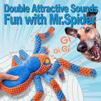 LEGEND SANDY Dog Toys for Aggressive Chewers, Large Dog Toys to Keep Them Busy, Interactive Pet Toys, Squeaky Puppies Toys, Tug of War Puppy Toy, Crinkle Doggeis Toy