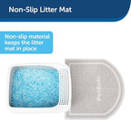 PetSafe Cat Litter Mat - Waterproof Litter Trapping Mat for Hygienic Clean Floors - Anti-Slip Double Layer Back - Cat-Friendly Texture for Sensitive Paws - Small