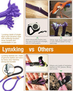 lynxking Dog Leash Slip Lead 5 6 8 FT Dog Training Leash Strong Heavy Duty Braided No Pull Training Lead for Small Medium Large Dogs
