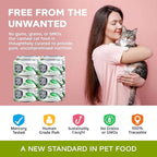 Mackerel Flakes in Tuna Consommé, Canned Wet Cat Food Soup, 100% Mercury-Tested, Moist Can Fish, Grain-Free Protein, Non-GMO, 3oz, Pack of 12