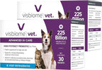 Visbiome® Vet Advanced GI Care High Potency Probiotic for Dogs & Cats – 225B CFU, 8-Strain Formula – Refrigerated, Veterinarian Recommended, Clean Label Certified – 60 Packets