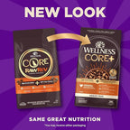 Wellness CORE+ (Formerly RawRev) Natural Grain Free Dry Dog Food, Original Turkey & Chicken with Freeze Dried Turkey, 10-Pound Bag