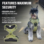 Doggie Design Venture Paw No Pull Dog Harness - Simple Adjustable Puppy Harness - Anti Pull Dog Collar for Walks and Outdoor Adventures - Aspen, M