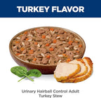 Hill's Science Diet Urinary Hairball Control Adult 1-6 Wet Cat Food, Turkey & Vegetables Stew, 2.9 oz Cans, Case of 24