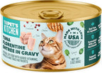 YOUR PET'S KITCHEN Canned Wet Cat Food, Tuna Florentine Entrée in Gravy - 3 oz Cans (Pack of 24), Made in The USA with Real Tuna