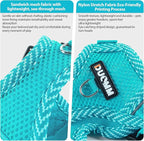 wanheart Cat Harness and Leash Set - Escape Proof Adjustable Breathable Vest for Cats, Soft Mesh Padded Harness with Reflective Strips - Easy Control for Kittens, Indoor & Outdoor Cats (Emerald, L)