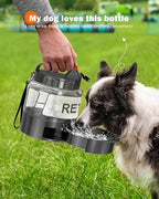 Dog Water Bottle Travel Bowl - 56oz Large Portable Dog Water Bowls Dispenser for Camping Essentials Hiking Traveling Beach Car Accessories, Leak Proof Pet Drinking Bottle Jug Bowls Dispenser