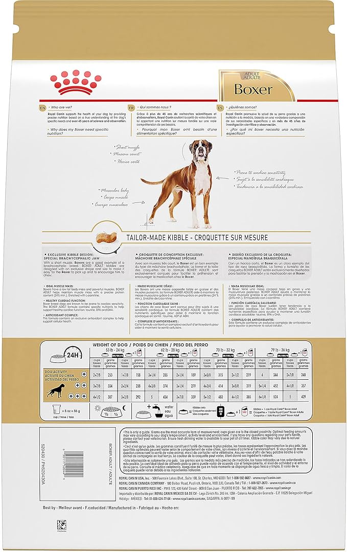Royal Canin Boxer Adult Dry Dog Food, 17 lb bag