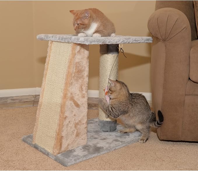 Aeromark Cat Scratcher,Silver Gray,20"(L) X14(W) X20(H),X2001