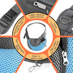 YUDODO Pet Dog Sling Carrier Breathable Mesh Travel Safe Sling Bag Carrier for Dogs Cats