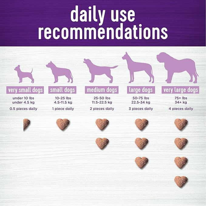 Wellness Tasty Cheese Flavored Soft Chews Calming Supplements for Dogs, 45 Count