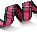 Mile High Life Dog Collar | Nylon Reflective Dog Collars | Light Weight Puppy Collars | Pink Dog Collars for Small Dogs (Pink, X-Small)