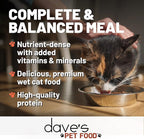 Dave's Pet Food Grain Free Wet Cat Food Gravy (Turkey & Giblets Dinner in Gravy), Made in USA Naturally Healthy Canned, Added Vitamins & Minerals, 5.5 oz Cans (24 Pack)