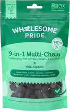 Wholesome Pride 9-in-1 Dog Multifunctional Soft Chews – Joint Pain Relief, Hip & Joint Support, Immune, Skin, Gut, Heart, Brain Health – Glucosamine, MSM, Chondroitin – 90 Chews