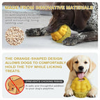 Frozen Treat Dispensing Dog Toy - Interactive Large Chew Toy for Aggressive Chewers, Freezable Fillable Rubber, Reduces Anxiety, Easy to Clean,for Small Medium Large Breeds