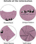 Cat Shirts for Women Cute Cat Mom Oversized Shirt Funny Pet Graphic Tees Y2k Teen Girl Clothes