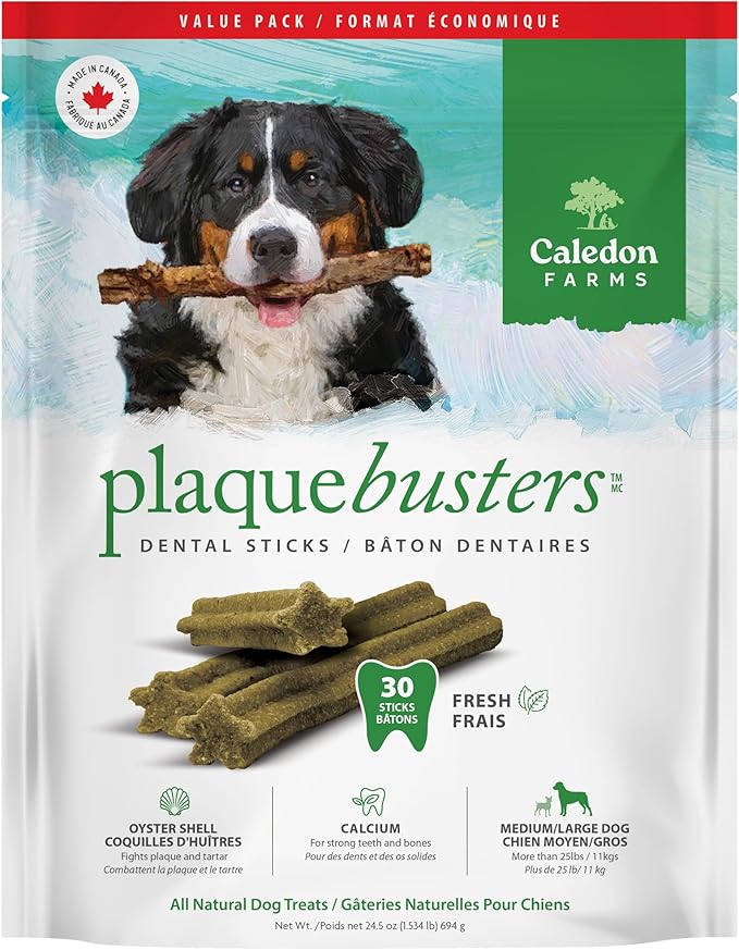 Caledon Farms Value Pack Plaque Busters Fresh 24.5oz/696g/ (4/cs)- 30ct