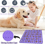 Silicone Snuffle Mat for Large Dogs,Slow Feeder Lick Mat for Pet Slow Down Eating,Encourages Natural Foraging Skill,Relieving Stress,Interactive Feed Game Toy for All Breed Dogs