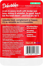 Hartz Delectables Savory Broths Variety Lickable Wet Cat Treats, 12 Count