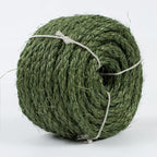 Sisal Rope for Cat Scratcher 1/4 Inch 50 Feet Cat Tree Rope Replacement Natural Hemp Rope, Thick Cat Scratching Post Rope for Indoor/Outdoor, Repairing, Recovering, DIY Scratcher (Green)