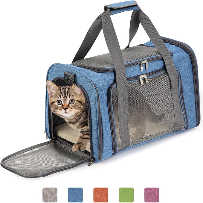 Mr. Pen Pet Carrier - Soft-Sided Cat & Dog Carrier Bag for Travel