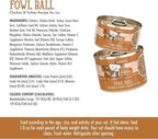 Weruva Cats in The Kitchen, Fowl Ball with Chicken & Turkey Au Jus Cat Food, 6oz Can (Pack of 24)