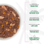 Tiki Cat Aloha Friends, Tuna, Ocean Whitefish & Pumpkin, Grain-Free & High Moisture, Wet Cat Food for All Life Stages 5.5 oz. Cans (Pack of 8)