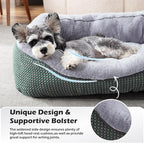INVENHO Small Dog Bed Orthopedic Warming Soft Calming Sleeping Durable with Anti-Slip Bottom