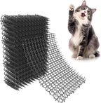 16 X 13 Inch Scat Mat for Cats, 10 Pack Cat Scat Mat with Spikes - Indoor/Outdoor Pet Deterrent Solution for Plants, Furniture, and More - Keep Cats and Dogs Away