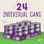 Stella & Chewy's Carnivore Cravings Purrfect Paté - Premium Grain-Free Wet Cat Food - Duck & Chicken Recipe - High Protein with Bone Broth - Perfect for Picky Eaters - 5.2oz Cans (24 Pack)