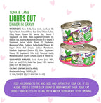 B.F.F. OMG - Best Feline Friend Oh My Gravy!, Tuna & Lamb Lights Out with Tuna & Lamb, 2.8oz Can (Pack of 12)