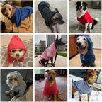 KOOLTAIL Basic Dog Hoodie - Soft and Warm Dog Hoodie Sweater with Leash Hole and Pocket, Dog Winter Coat, Cold Weather Clothes Sweatshirt for Small Medium Large Dogs Puppy Cat Boys Girls Red XL