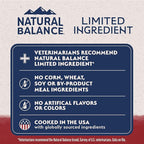 Natural Balance Limited Ingredient Adult Grain-Free Dry Dog Food, Reserve Sweet Potato & Bison Recipe, 12 Pound (Pack of 1)