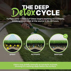 Urine & Odor Turf Detox: 32 oz Professional Enzyme Cleaner & Odor Eliminator for Artificial Grass, Turf, Concrete, Patio & Kennels, Pet Urine Enzymatic Cleaner for Dogs & Cats