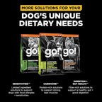 Go! Solutions Skin + Coat Care, Dry Dog Food, Large Breed Puppy Salmon Recipe with Grains, 12 lb Bag