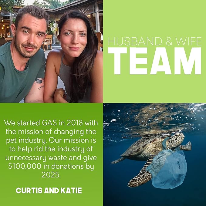 100% Certified Home Compostable Dog Poop Bags - 10% to Charity - ASTM D6400 & EN 13432 Compliant - 240 x Plant Based Compostable Poop Bags (16 Rolls)