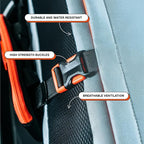 The Maxine One Small Dog Carrier by Little Chonk | Dog Backpack Carrier for Small Sized Breeds | Adjustable Front Facing Pet Carrier for Travel | Dog Hiking Backpack - Chonkcrete Gray