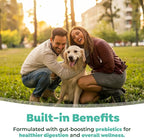 TropiClean Fresh Breath Water Additive for Dogs with Prebiotics, Gut Health for Dogs, Breath Freshener and Teeth Cleaning Solution, 16oz.