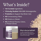 Fera Pets Calming Supplement for Dogs & Cats with Probiotics, L-Theanine, and Ashwagandha - Supports Anxiety Relief - Promotes Relaxation - 60 Scoops