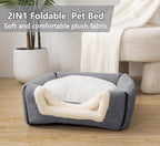 Cat Bed for Indoor Cats,Foldable cat cave,Anti-Slip & Water-Resistant Bottom,cat Houses for Indoor Cats or Small Dogs,Kitten Tent,Rabbit Bed,cat beds & Furniture