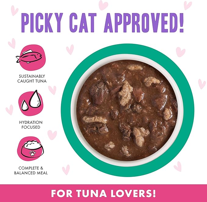 B.F.F. OMG - Best Feline Friend Oh My Gravy!, Tuna & Turkey Tell Me with Tuna & Turkey, 2.8oz Can (Pack of 12)