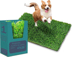 2026 pheromone Washable Artificial Grass Dog Potty Pad - Fake Grass Pee Pad, Reusable Indoor/Outdoor Puppy Training Mat for Dogs & Small Pets (47x26(Pack of 1))