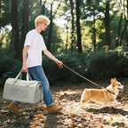 Extra-Large Cat Carrier Soft Sided Flight Approved, Mesh Pet Carrier for Travel Outdoors with Shoulder Straps, Cat Carriers for Cats/Puppy/Dogs Up to 30Lbs, Green