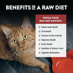 Northwest Naturals Freeze-Dried Beef & Trout Cat & Kitten Food, Bite-Sized Nibbles, Healthy, Limited, Human-Grade Ingredients, All-Natural, High-Protein Raw Diet, Complete & Balanced, Grain-Free 11 oz