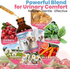 Dog UTI Treatment,Cat Urinary Tract Infection Drops, Renal Health for Cats Pets - Kidney Support,Bladder Control for Dogs Incontinence - Cat UTI Remedy Cranberry & D-Mannose Supplemen