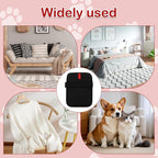 braxan 4 Pcs Electrostatic Pet Hair Removal Gloves, Reusable Pet Cat Dog Electrostatic pet Hair Remover for Couch, Furniture, Carpet, Curtain, Double-Sided Grooming Gloves