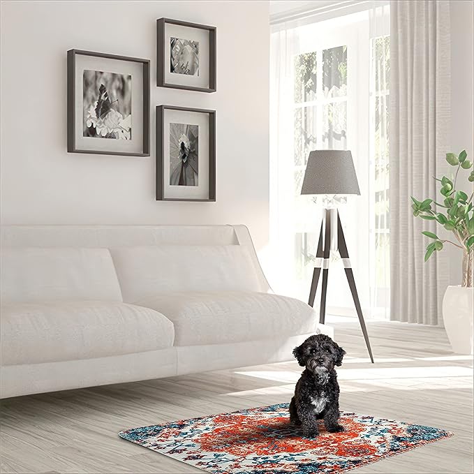 PUPIBOO Washable Pee Pads for Dogs and Cats - Super Absorbent Reusable Puppy Training Pads - 100% Waterproof, Leak-Proof & Non-Slip Whelping Pads for Pet Housebreaking